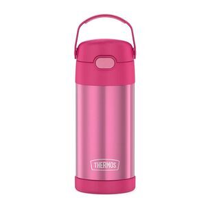 THERMOS FUNTAINER Water Bottle W/ Straw 12oz Stainless Steel Insulated Pink